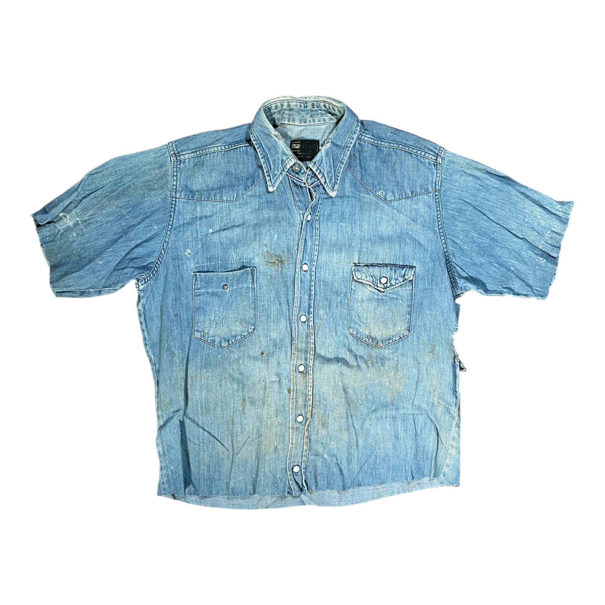 Asphalt animal denim shirt