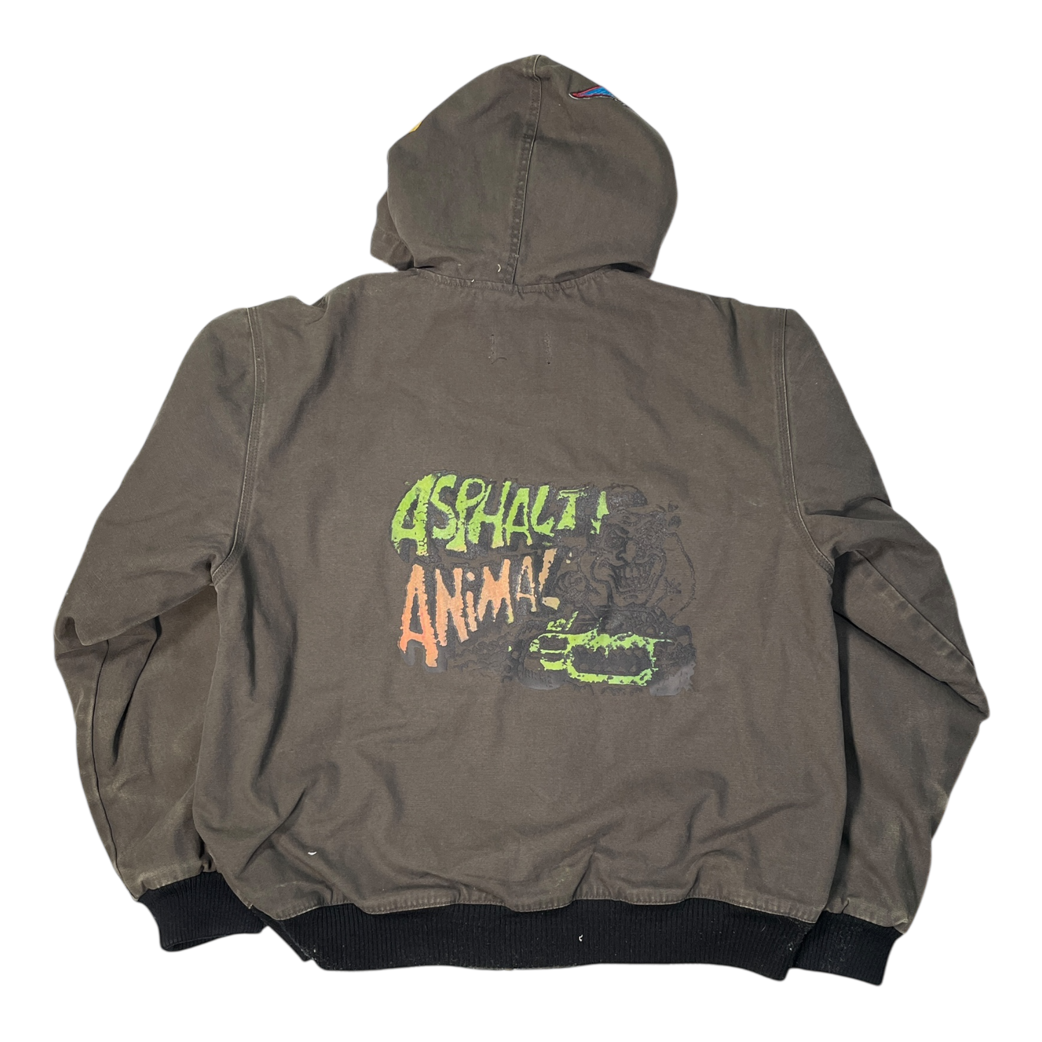 Asphalt Animal hooded Work Jacket