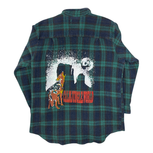 Coyote button up Flannel