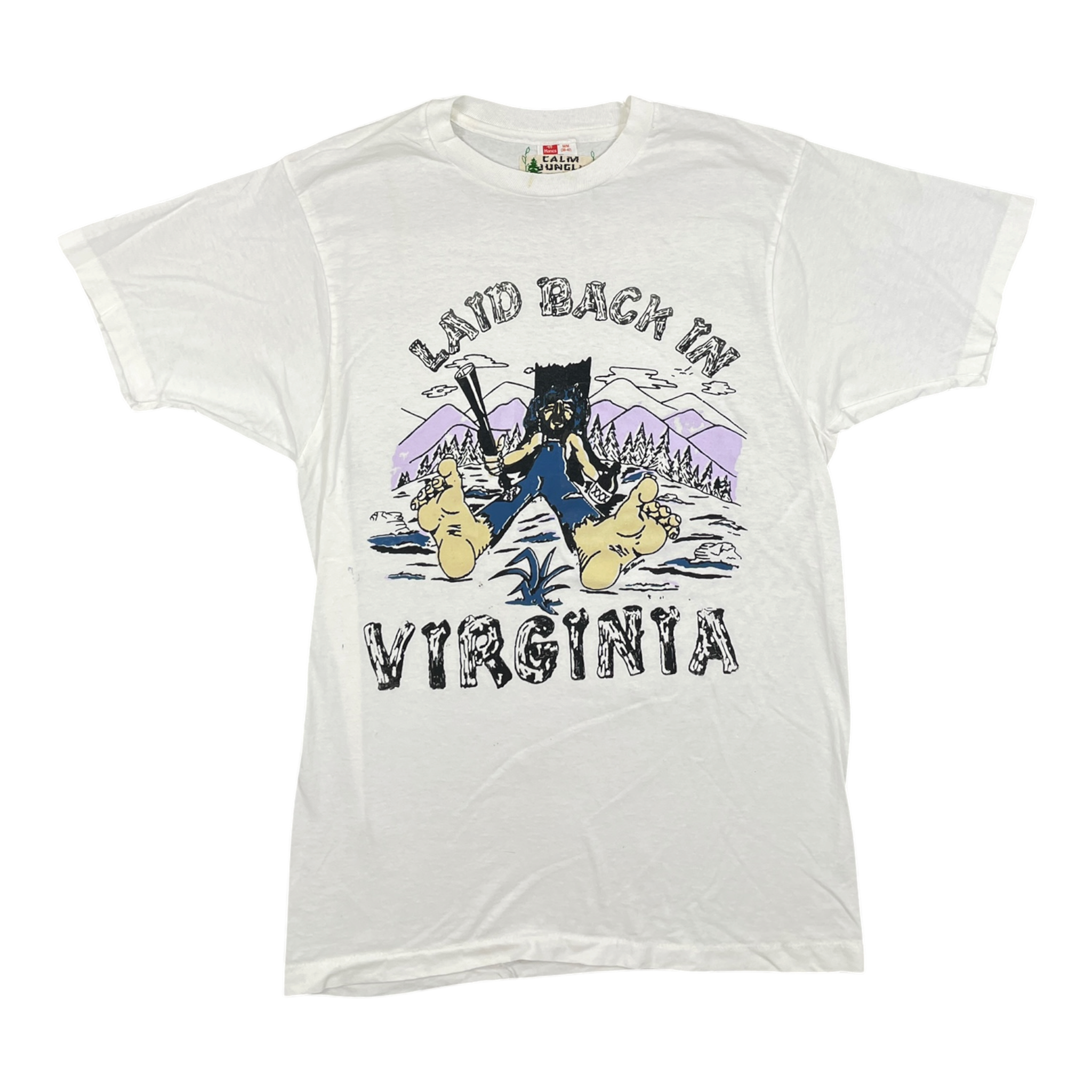 White Laid back in Virginia Tshirt