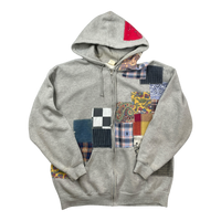 Grey Patchwork Jacket