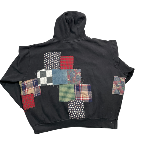 Northside patchwork hoodie