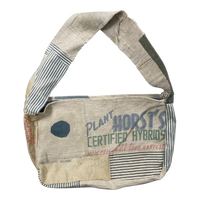 Patchwork newspaper bag