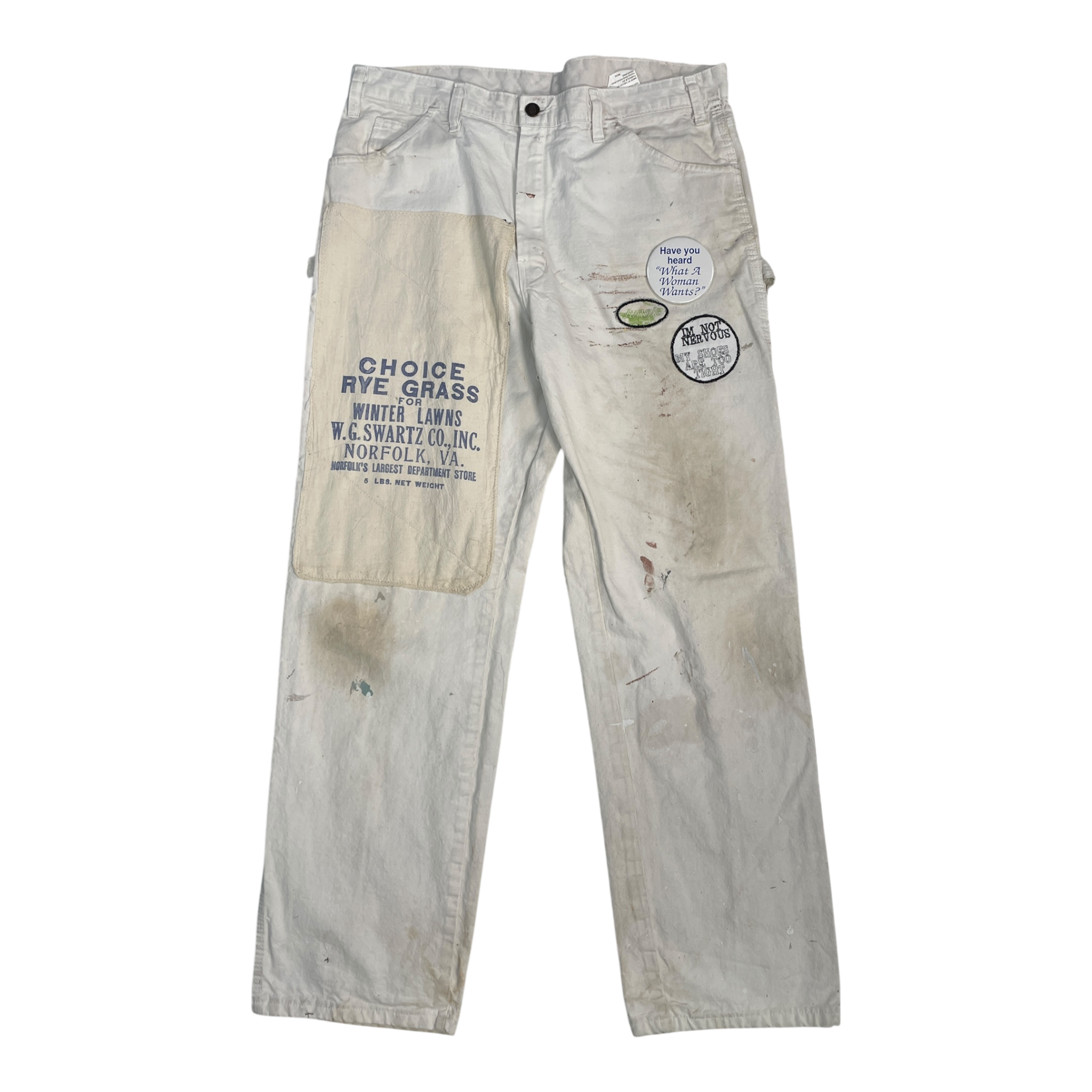 Faux finish pants