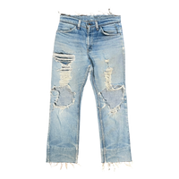 Thrashed denim