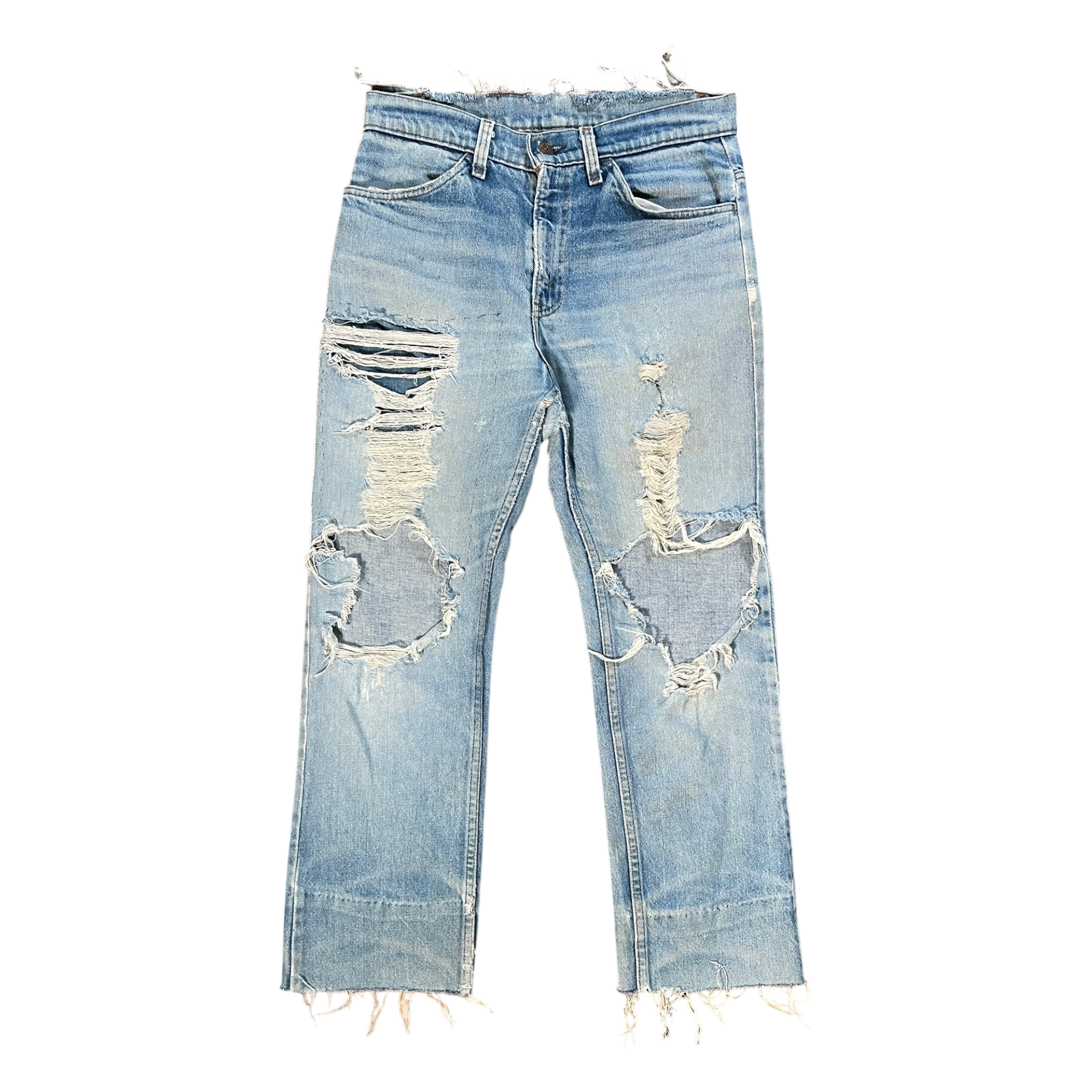 Thrashed denim