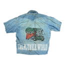 Asphalt animal denim shirt