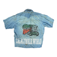 Asphalt animal denim shirt