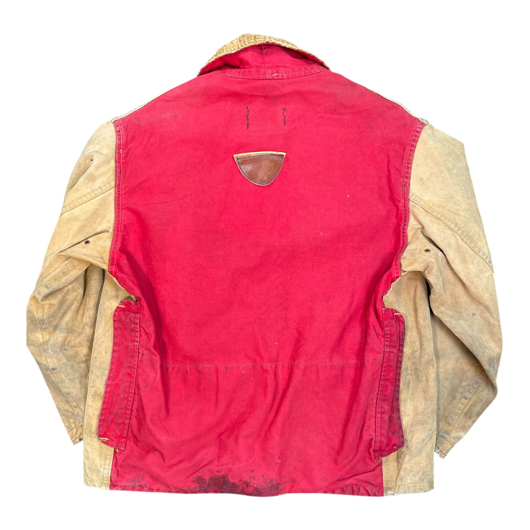 Patched hunting jacket