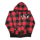 Plaid zip up jacket