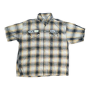 Eight ball cropped flannel
