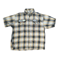 Eight ball cropped flannel