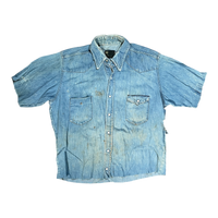 Asphalt animal denim shirt