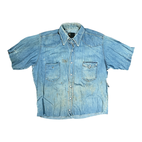 Asphalt animal denim shirt