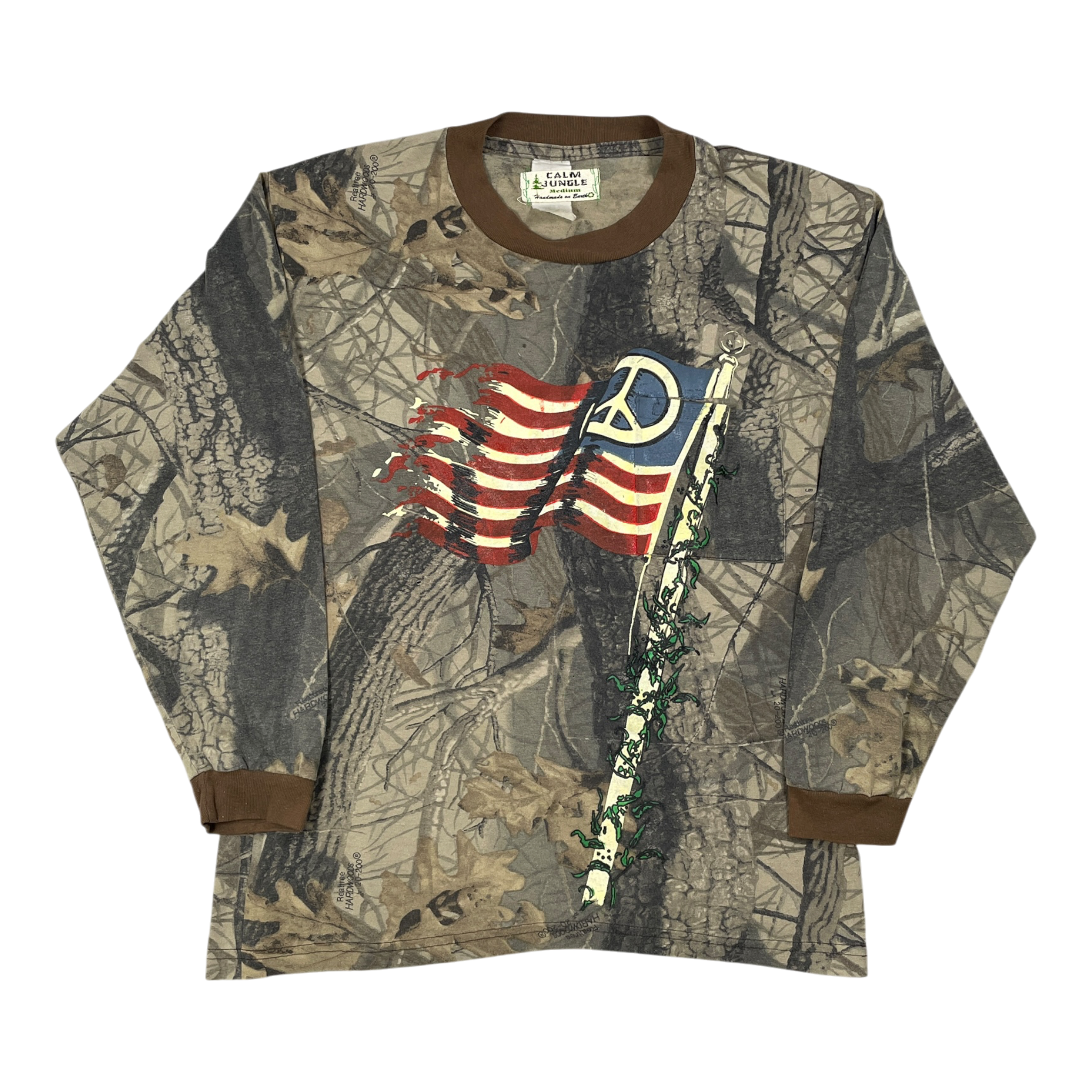 Peace flag camo Longsleeve