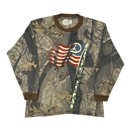 Peace flag camo Longsleeve