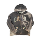 Sun faded Patchwork Logo Jacket