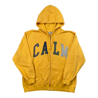 Yellow CALM Zip up jacket