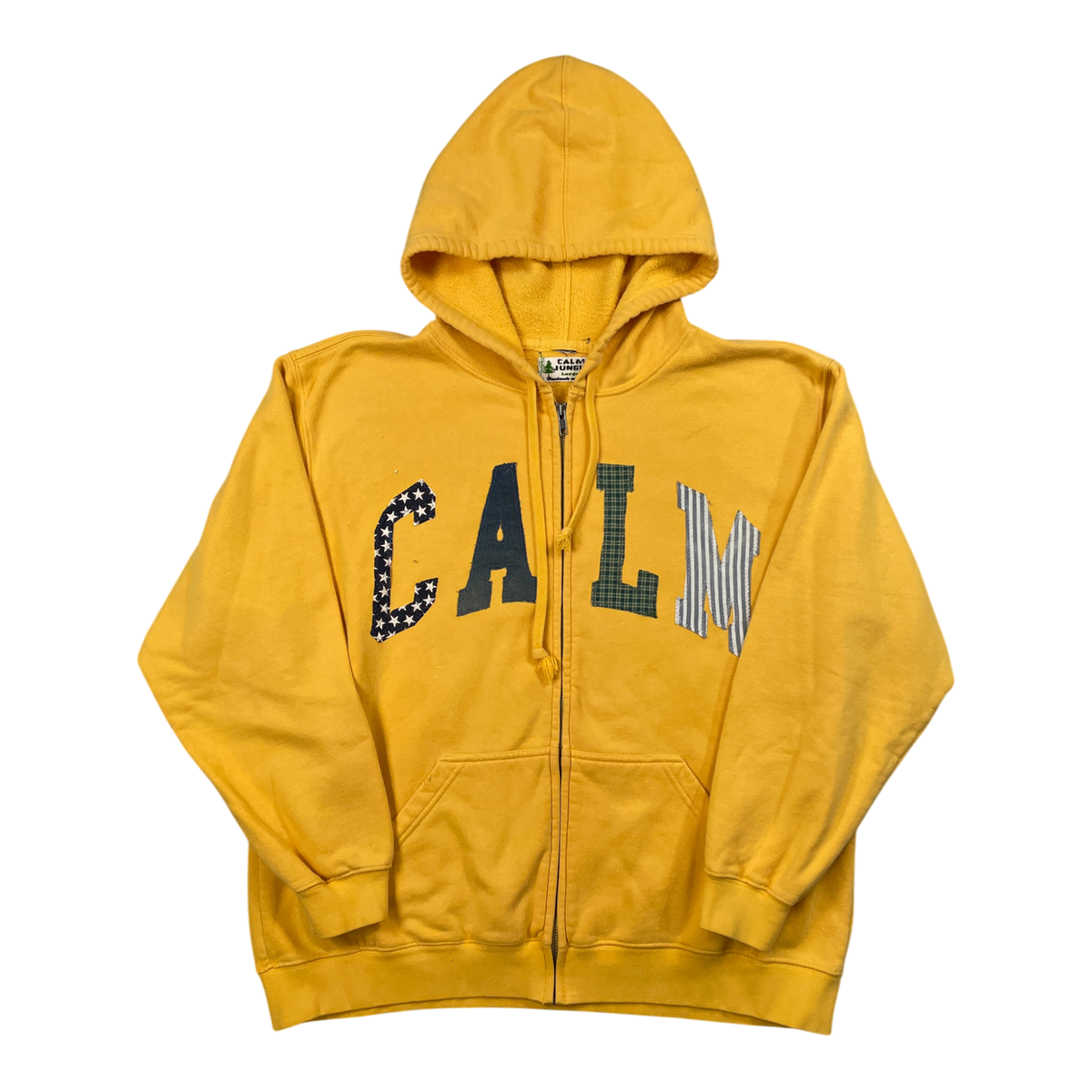 Yellow CALM Zip up jacket