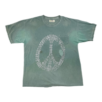 Peace sign Faded Tshirt