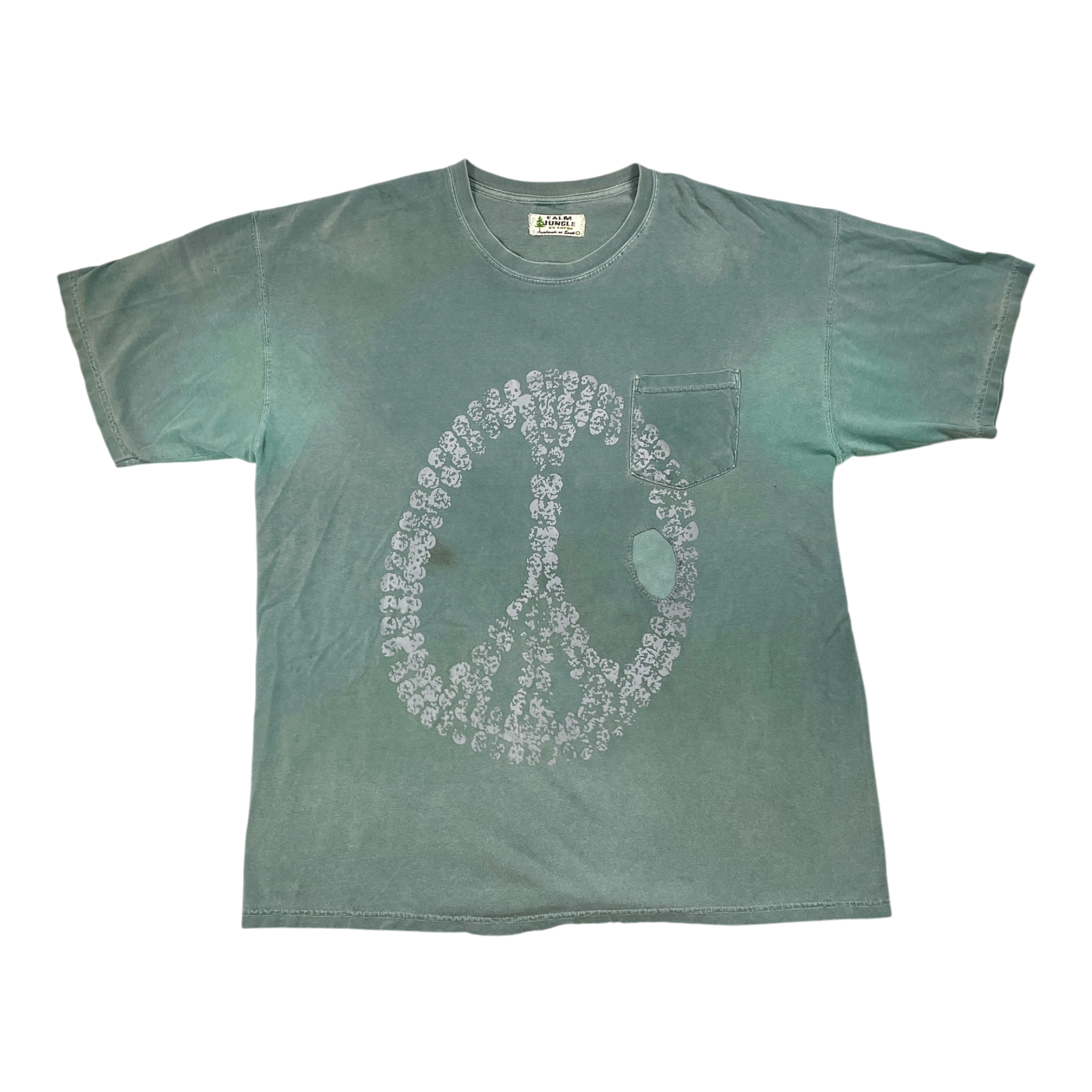 Peace sign Faded Tshirt