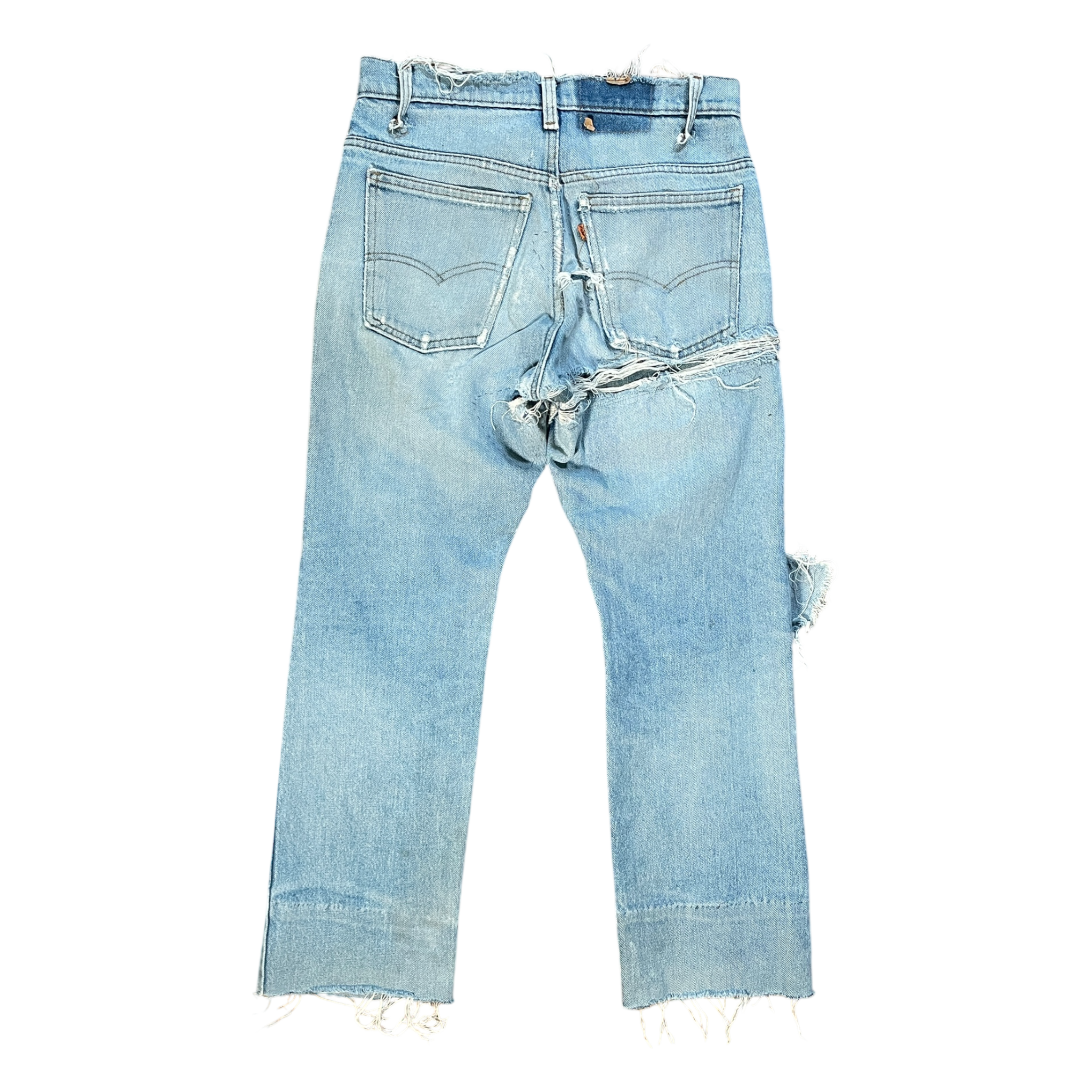 Thrashed denim