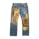 Burlap denim