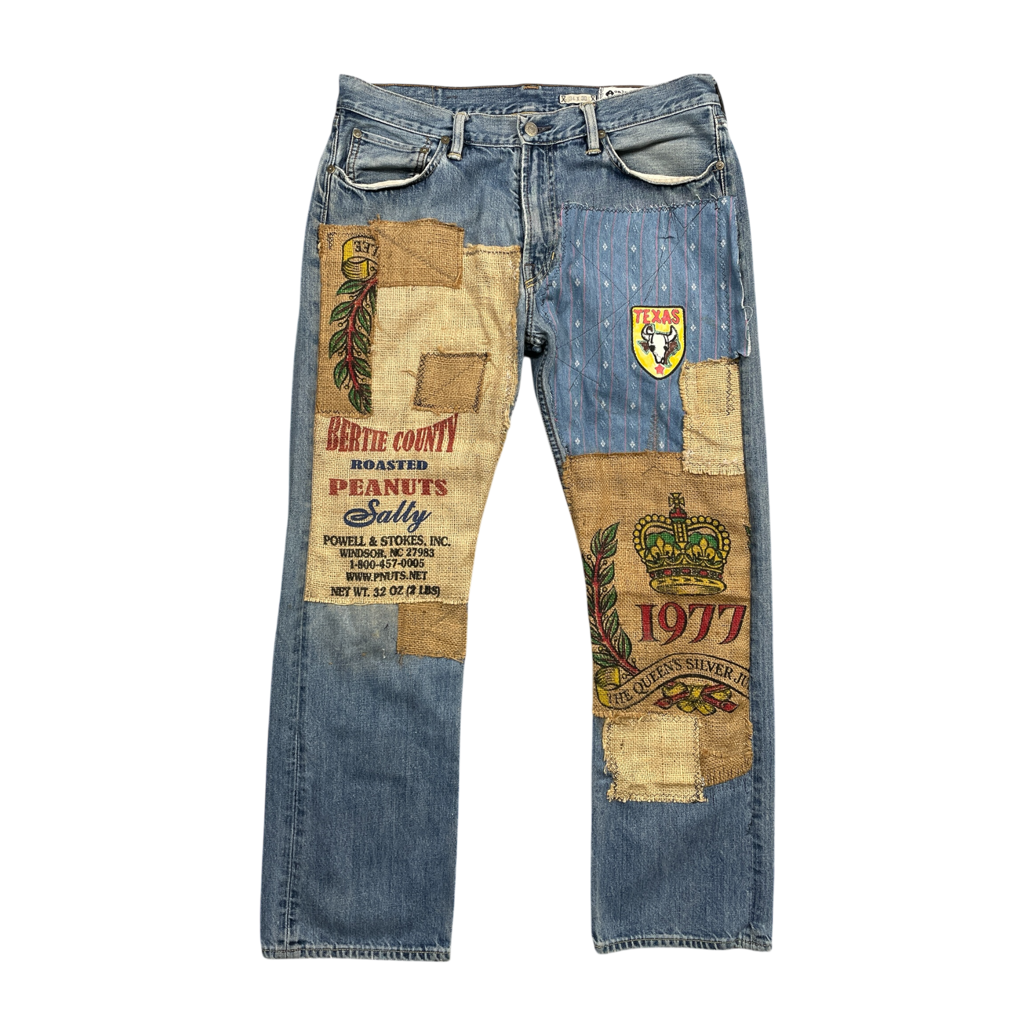 Burlap denim