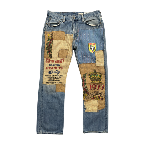 Burlap denim