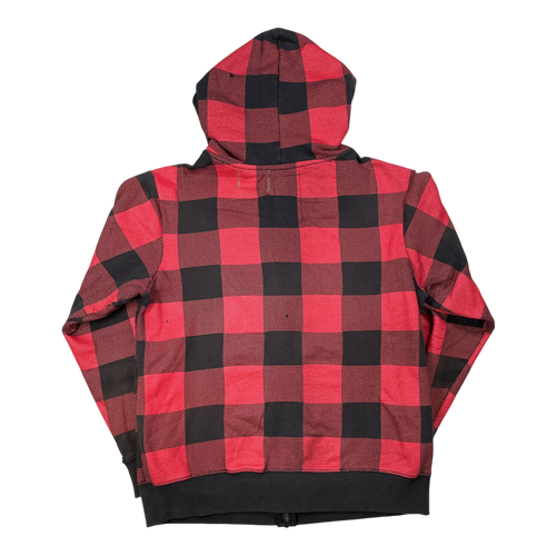Plaid zip up jacket