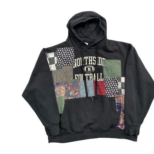 Northside patchwork hoodie