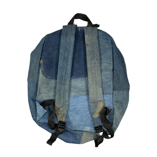 Faded denim bag