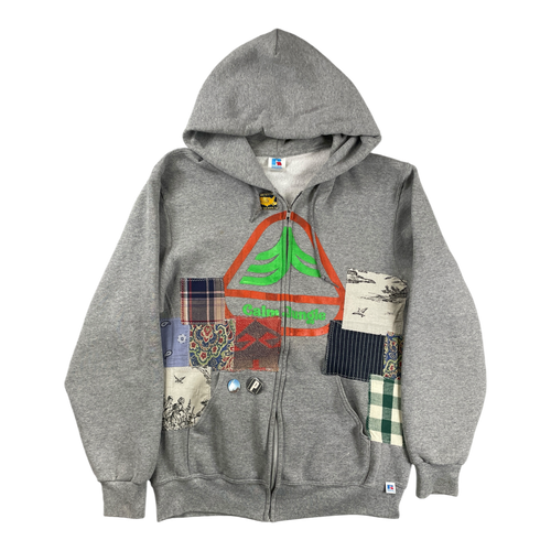 Pine logo Patchwork Jacket