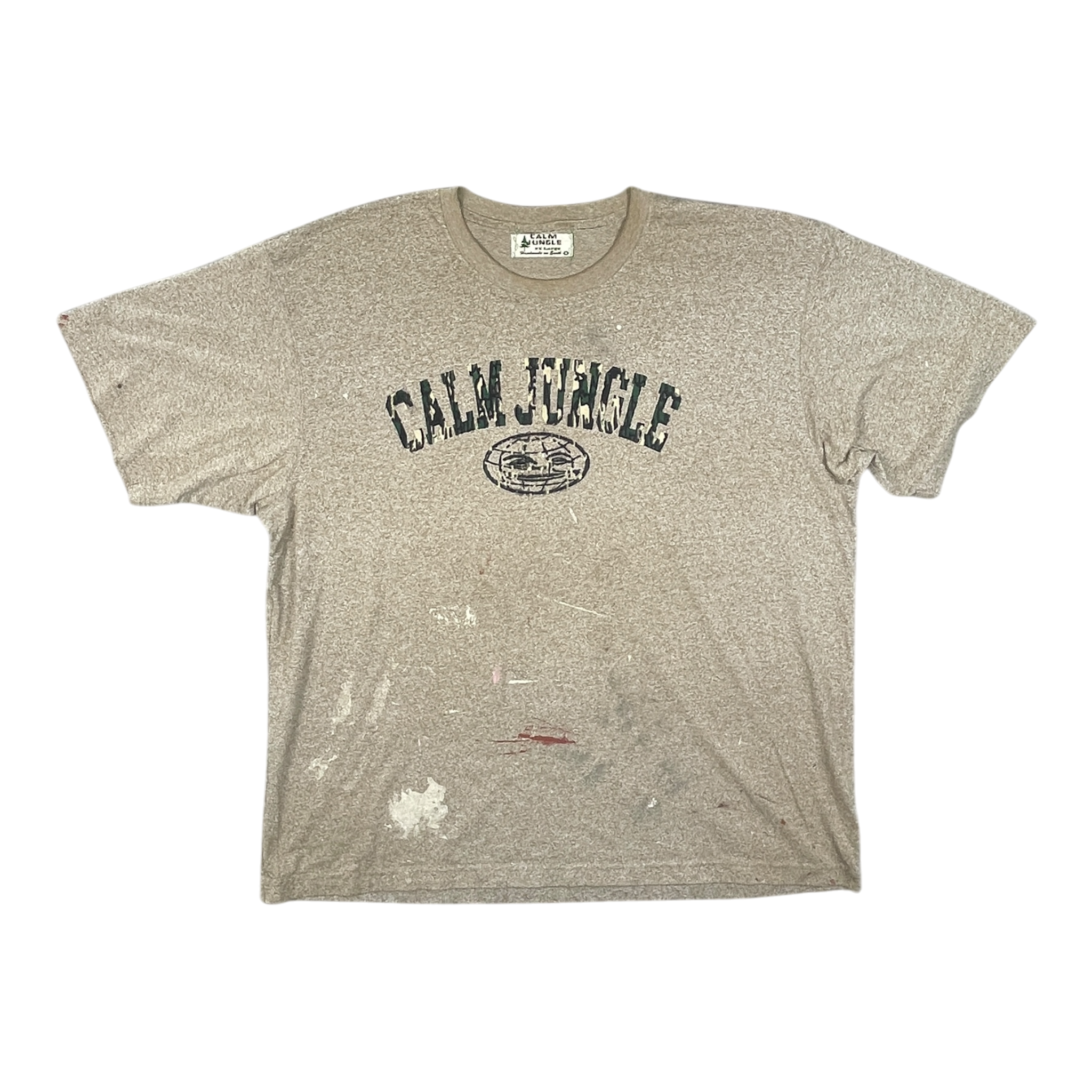 Distressed Camo Logo Tshirt