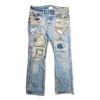 Custom unstressed denim