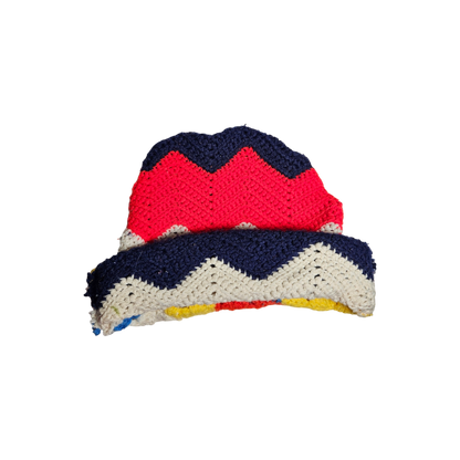 Double sided quilt beanie