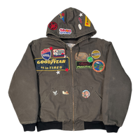 Asphalt Animal hooded Work Jacket