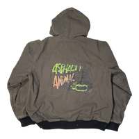 Asphalt Animal hooded Work Jacket